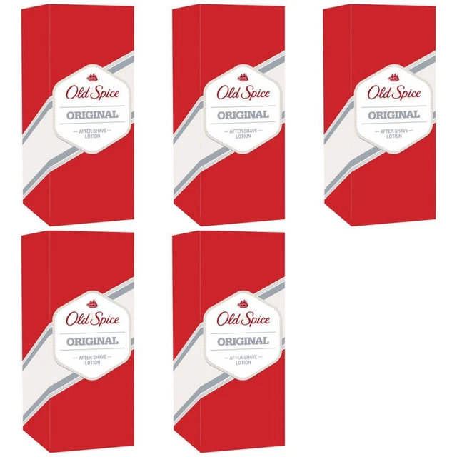 77,26EUR/1l 5 x Old Spice as Original 100ml botella