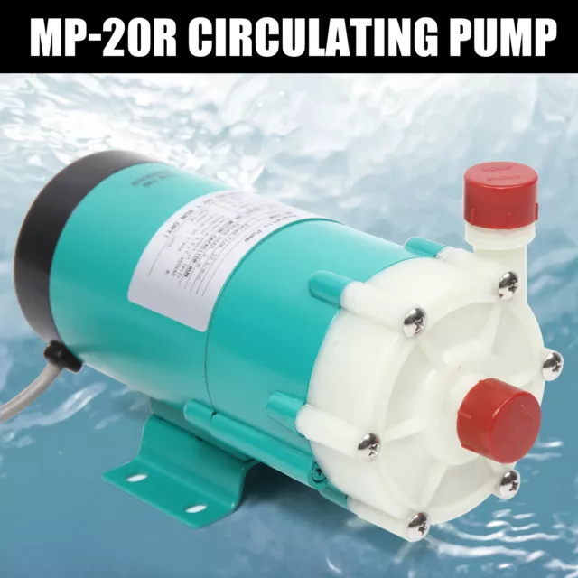 MP-20R Magnetic Drive Circulating Pump Chemical Pump Corrosion Resistant 110V US