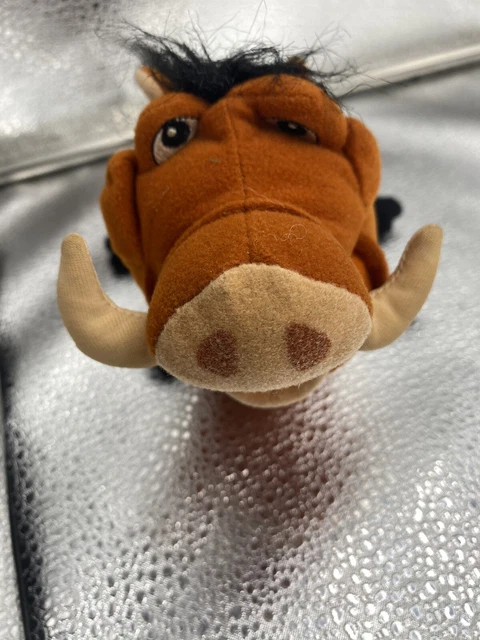 THE LION KING Young Simba Timon & Pumbaa Stuffed Animal Plush 2002 $18.