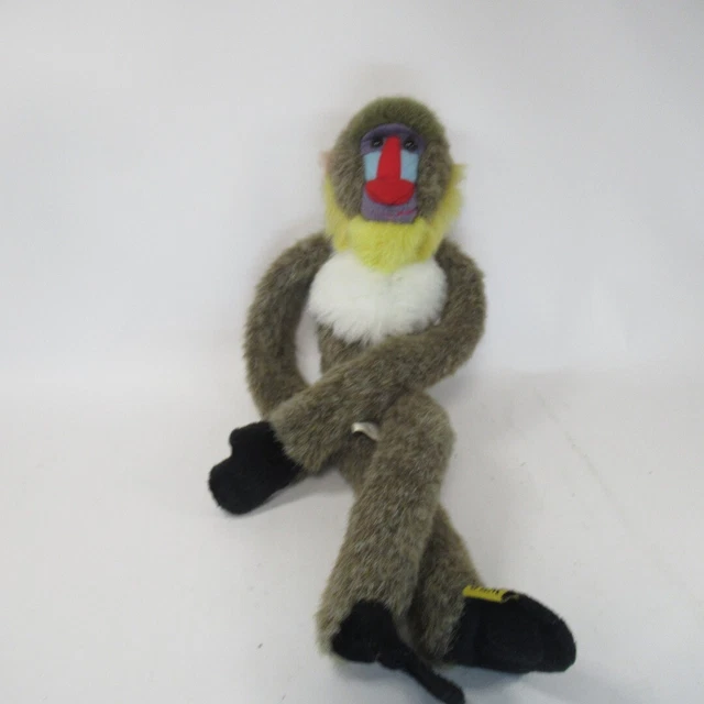 K & M Toys Soft Toy Baboon Velro Hanging Wild Republic Unusual £13.00