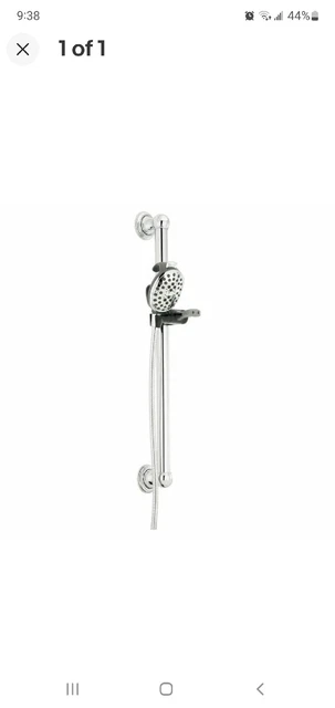 Delta 53001-Ds Palm Grab Bar Handshower Chrome