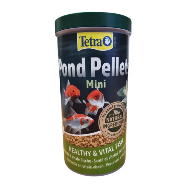 Pond Pellets mini 2-4 mm, pot 1 litre 260 g, TETRA pour poisson d'ornement de ba