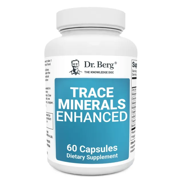 Dr. Berg Minerais de Trace Amélioré Complexe - Avec 70 + Nutrient-Dense H
