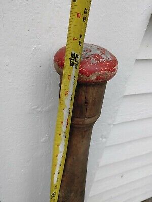 Architectural Salvage Turned Wood Newel Post 2