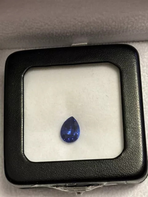 AGI Certified AAAA Tanzanite Pear Loose Stone 3.00 Cts