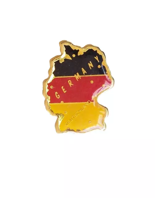 Vintage Germany Map German Travel Souvenir Lapel Hat Pin Badge Brooch