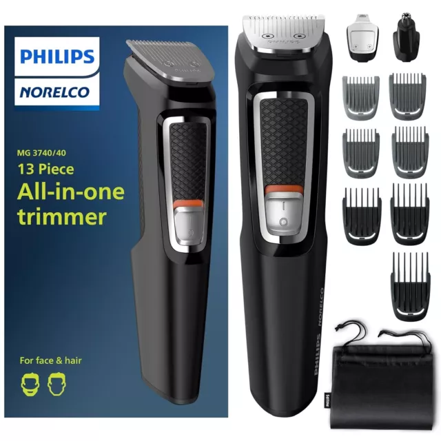 Philips Norelco Multi Groomer All-in-One Trimmer Series 3000-13 Piece
