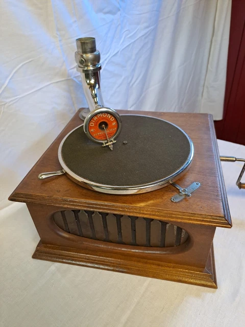 gramophone, phonographe jour et nuit Pathé diamond