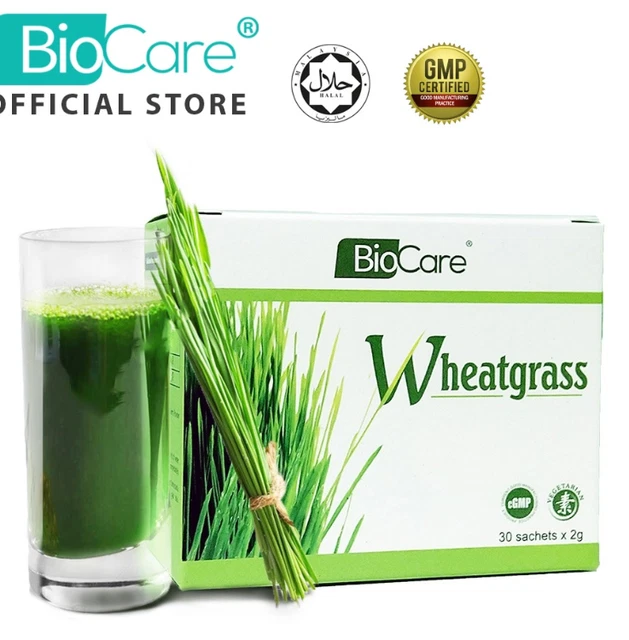 Biocare Wheatgrass (30's x 2g) Envío rápido DHL Express