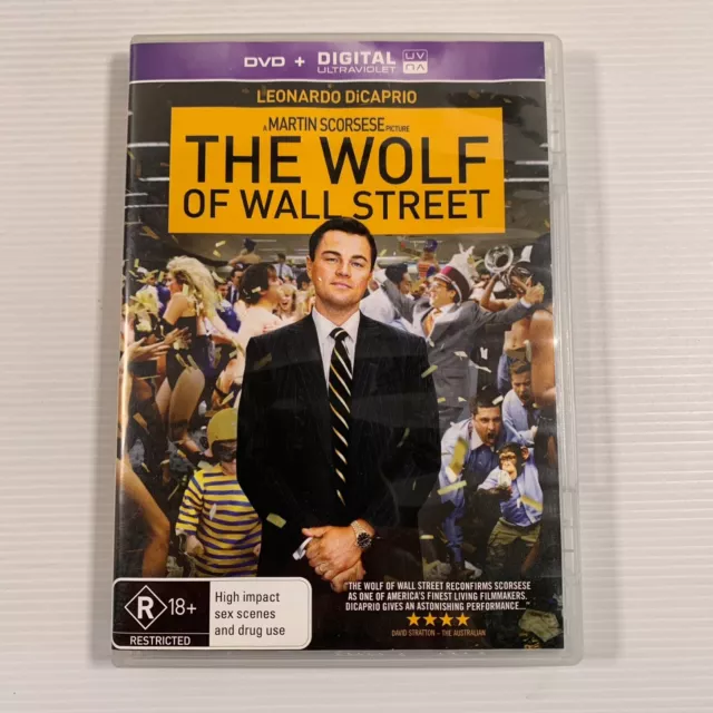 The Wolf Of Wall Street (DVD, 2014) Leonardo DiCaprio Region 4