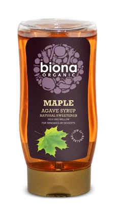 Sciroppo di agave acero biologico Biona - 350 ml, dolcezza naturale in bottiglia2