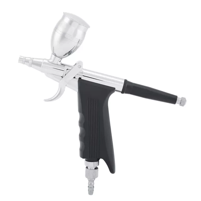 (0.3mm) Air G-166A Gravity Feed Dual Action Airbrush Paint Spray Gun Ki UK