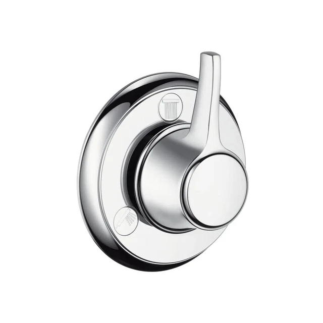 Hansgrohe Trio/Quattro Classic Set Finiture Valvole Spegnimento e Diverter Pla Cromata