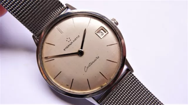 ETERNA MATIC ETERNA MATIC Centenaire thin vintage watch automatic
