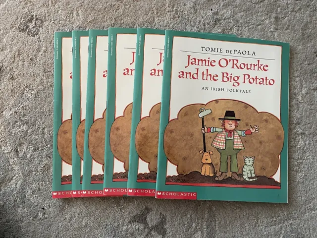 Lot of 6 Jamie O’Rourkr And The Big Potato DePaola Guided Reading Teacher Set