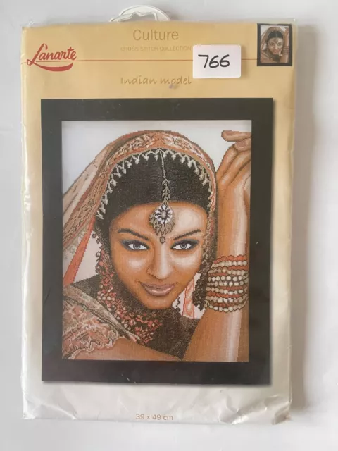 Lanarte Culture Cross Stitch Kit 'Indian Model' #766