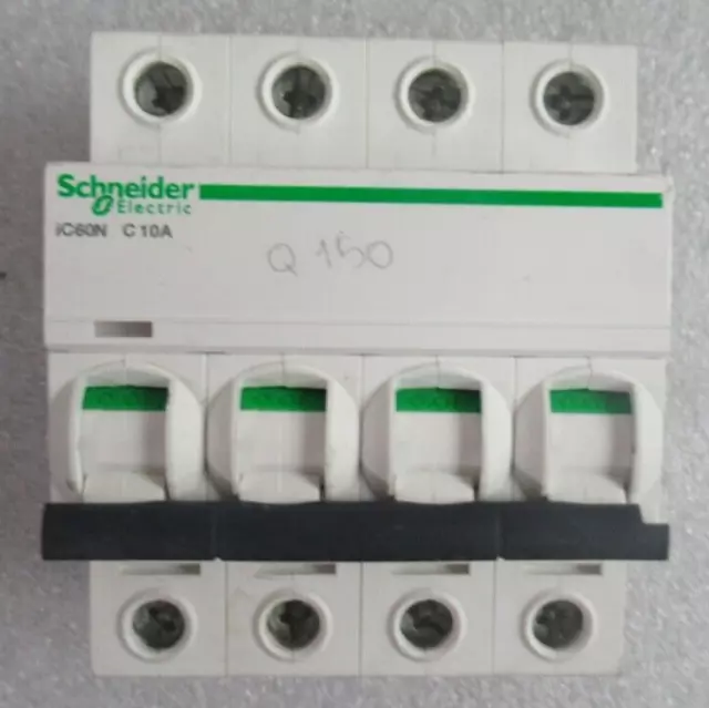 Schneider Ic60N Disjoncteur Tetrapolaire 10A Courbe C