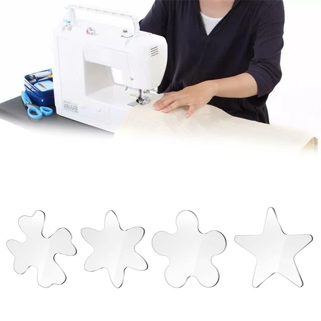 4 Stück/Set Acryl-Schablonen-Vorlage, Handgemachte Quilt-Vorlagen Patchwork