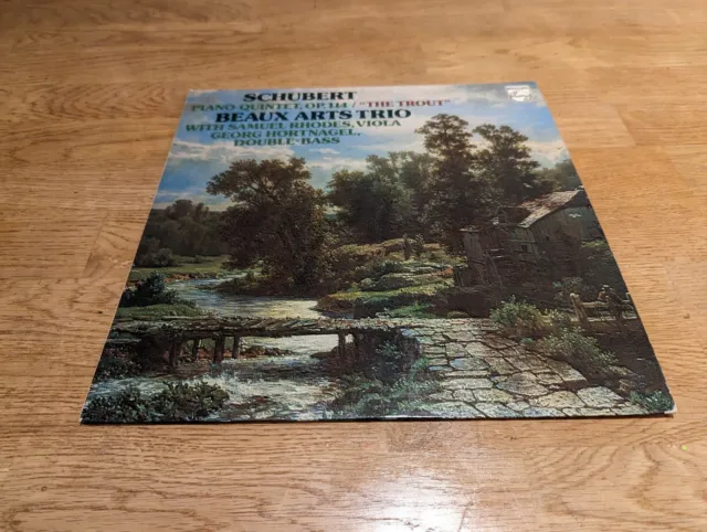 Philips 9500 071 Schubert Forellenquintett Fine Arts Trio 1976 EX/NM