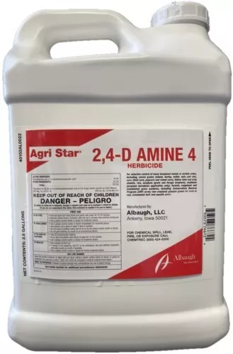 2,4-D Amine (Weedar 64) Broadleaf Herbicide - 2.5 Gallons