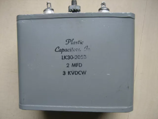 Plastic capacitors 3000V 2MFD HV high voltage capacitor paper in oil LK30-205B 2