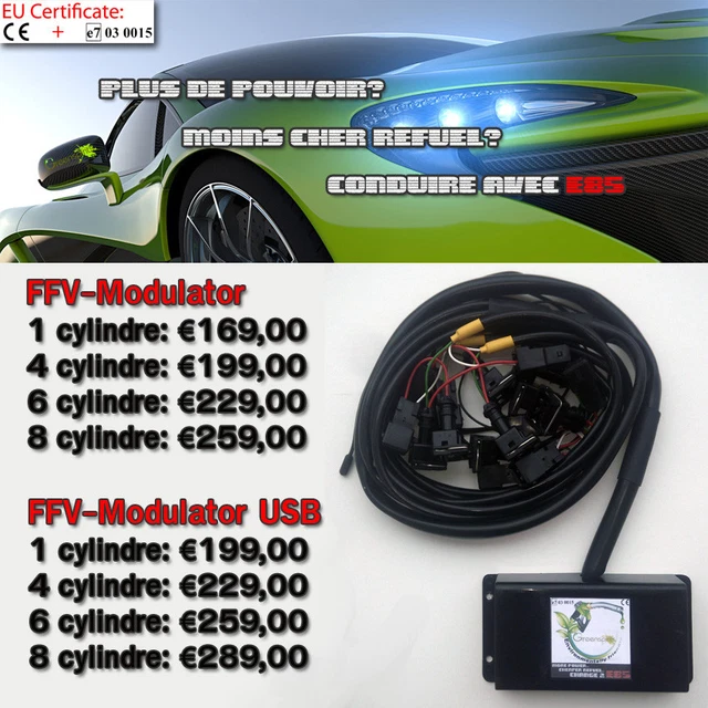 E85 BIOETHANOL CONVERSION FLEX FUEL TUNING KIT FFV Modulator 4