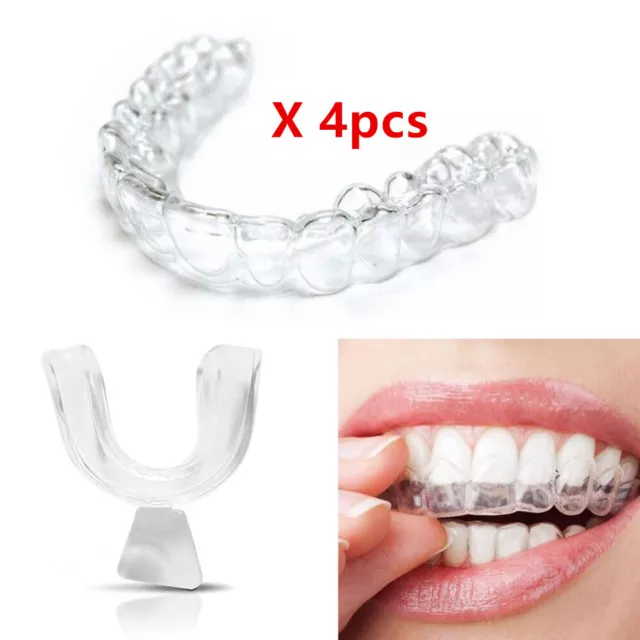 Orthodontic Retainer Fixed Corrector Teeth Retainers Thermoforming 2Pairs Clear❁