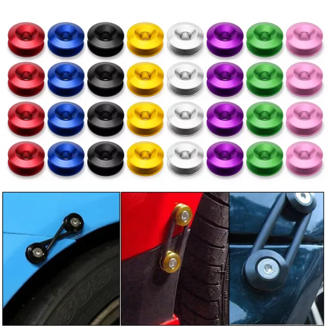 JDM Quick Release Fasteners for Front Bumper Rear Bumpers and Trunk / Hatch Lids