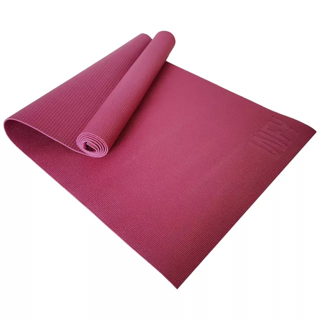 Estera de Yoga Espuma Suelo Mate Pilates Base 4mm Ejercicio 183x61 CM