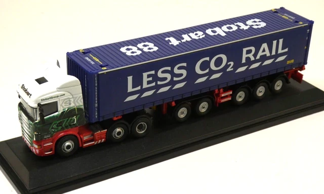Miniature Camion Scania R440 Avec Remorque Eddie Stobart - échelle 1:76 Oxford Diecast, Neuf