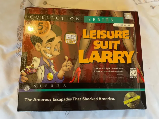 Leisure Suit Larry Collection Game - Five Games PC - VGC - Complete Collector