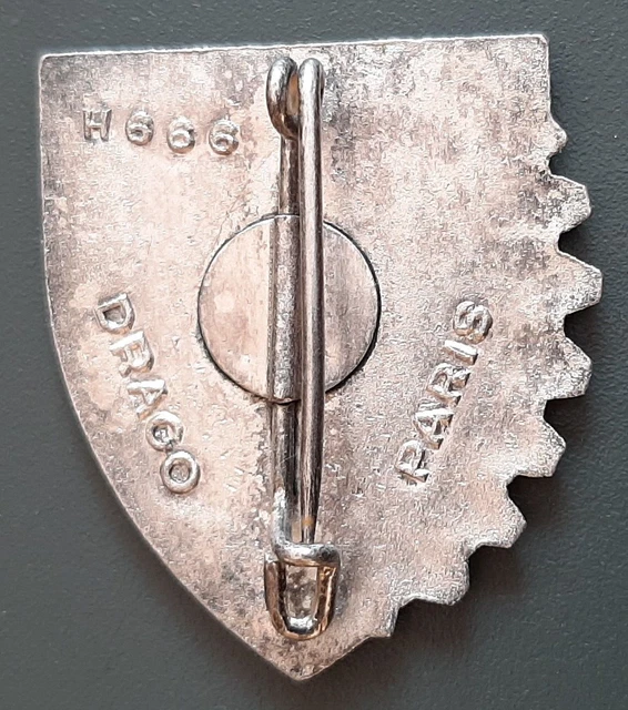 Insigne EMP AUTUN – Ecole Militaire Préparatoire – Vintage 1980s – Original