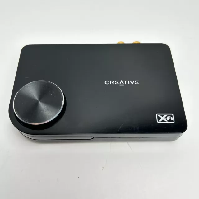 Tarjeta de sonido USB envolvente Creative Sound Blaster X-Fi 5.1 SB1090 - funciona