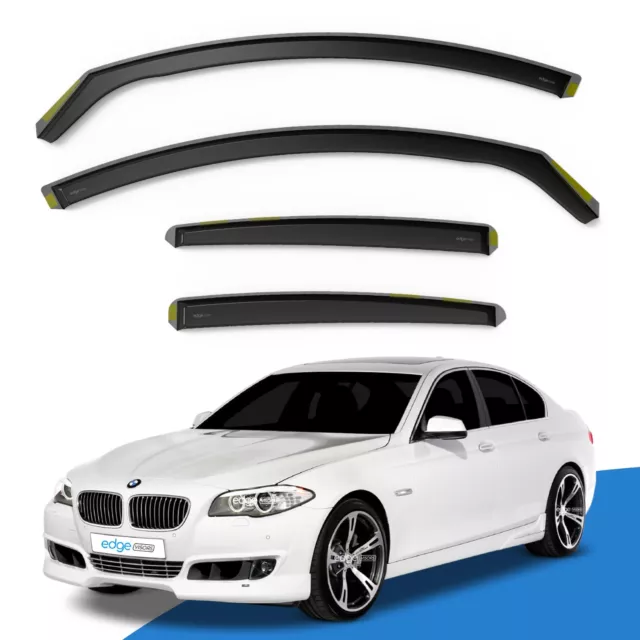 BMW 5 Series F10 2010-2017 4 Door Saloon Wind Deflectors 4pc Edgevisors Tinted