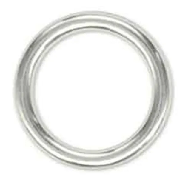 Nickel Plated Solid Rings 2"10 Pack 1184-10 Tandy Leather Craft