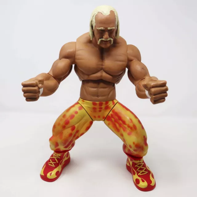 2005 Jakks Wwe World Wrestling Ring Giants Hulk Hogan 14" Poseable Action Figure