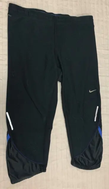 Nike Dri Fit Athletic Yoga Fitness Running Capris Size S