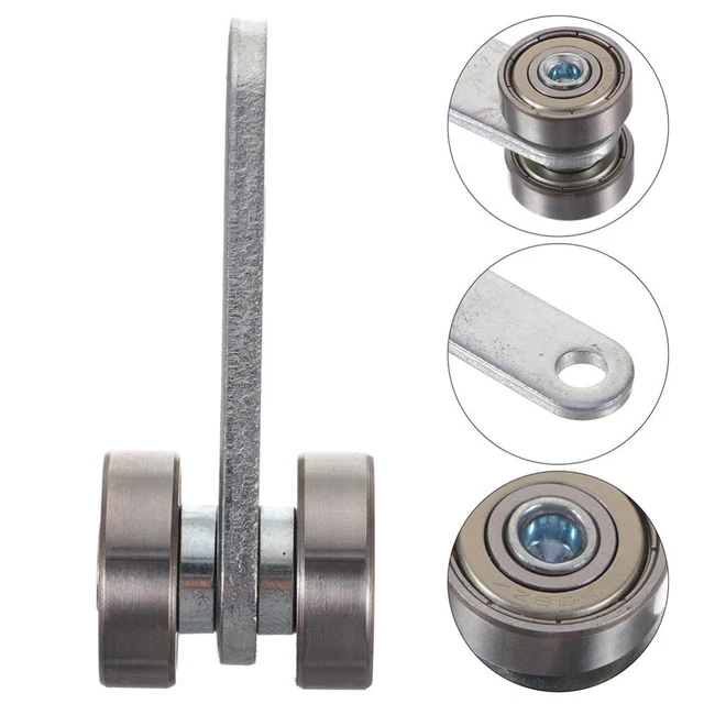 Cuscinetto a rulli canale a barre a rulli per porte scorrevoli, 24 mm, gruppo carrello con