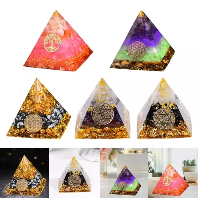 Crystal Pyramid Reiki Pyramid Chakra Meditation Reiki Natural Gemstone