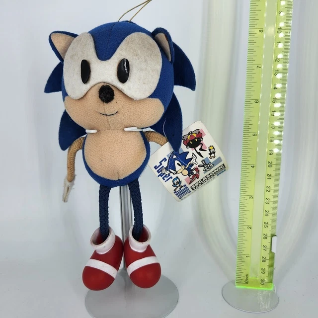 SONIC THE HEDGEHOG Plush 1992 SEGA Stringy Sonic SUPER RARE TAGGED ...
