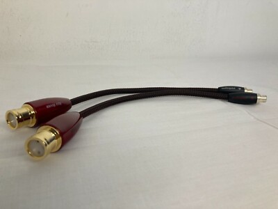 AUDIOQUEST RED RIVER Donna XLR-RCA Adattatore Convertitore da donna COPPIA 0.25m 