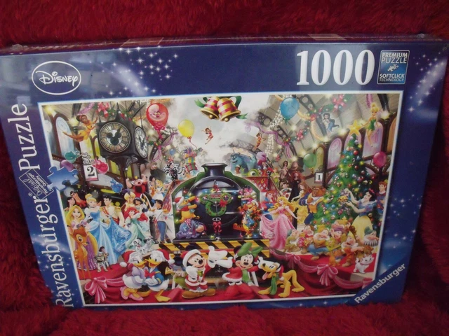 RAVENSBURGER DISNEY 1000 Piece Jigsaw Puzzle All Aboard For Christmas ...