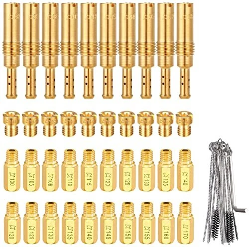 ZAMDOE Kit de 40 gicleurs de carburateur pour carburateur PWK Keihin OKO CVK KOS