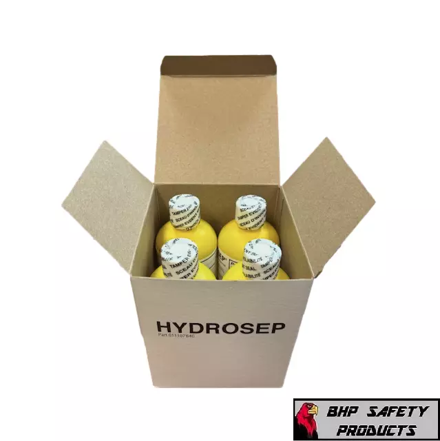HYDROSEP WATER TREATMENT Additive for Eyewash Stations Case of 4 (8Oz