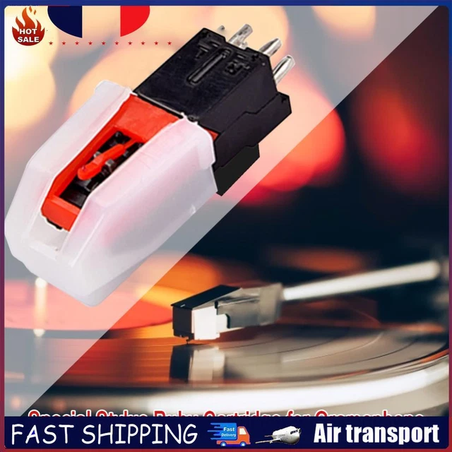 YUM Tourne-disque Phonographe Rétro à Platine Vinyle à 3 Vitesses Avec