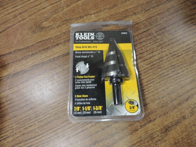(New) Klein Tools KTSB15 #15 Step Drill bit