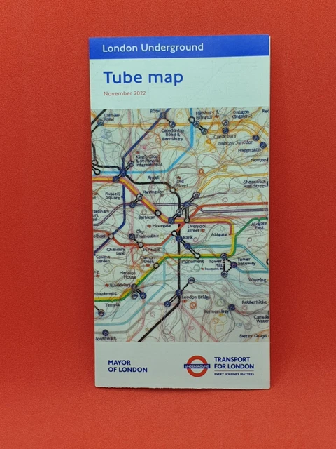 Offizielle London-U-Bahn-Tragetasche – Mit Tube-Karten-Druck, Mind The Gap, 40 X 41 Cm, Beige