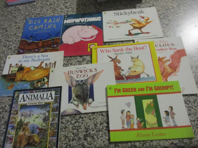 Kids' Mini Book Collection x 9 MEM FOX, ALISON LESTER, PAMELA ALLEN, GRAEME BASE