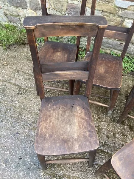 Antique Beech Chapel chair