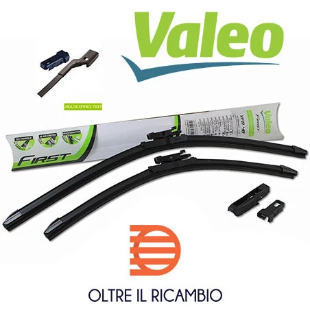 VALEO Silencio Tergicristalli - Kit 550mm/475mm, Gomma VisioRubber Per Massima Visibilit&agrave; E Durata